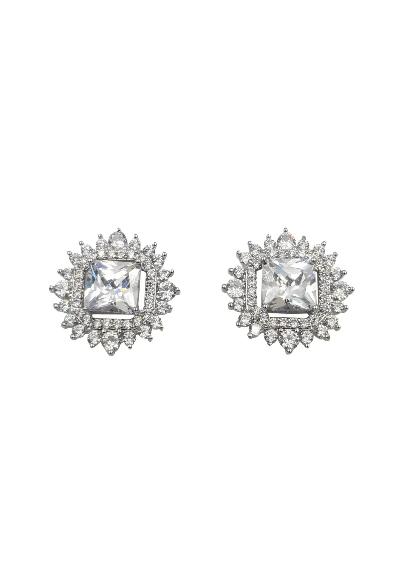 PARTY & EVENT - Ohrringe - metal weiss