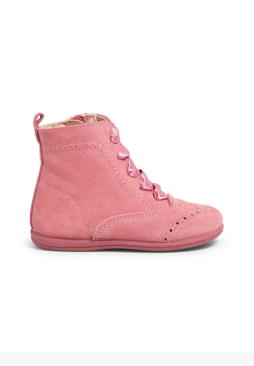 PASCUALA - Schnürstiefelette - rosa