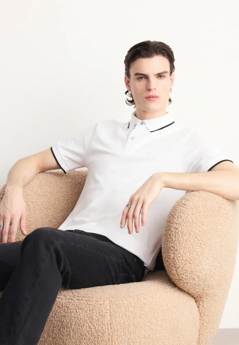 PASSERTIP - Poloshirt - white