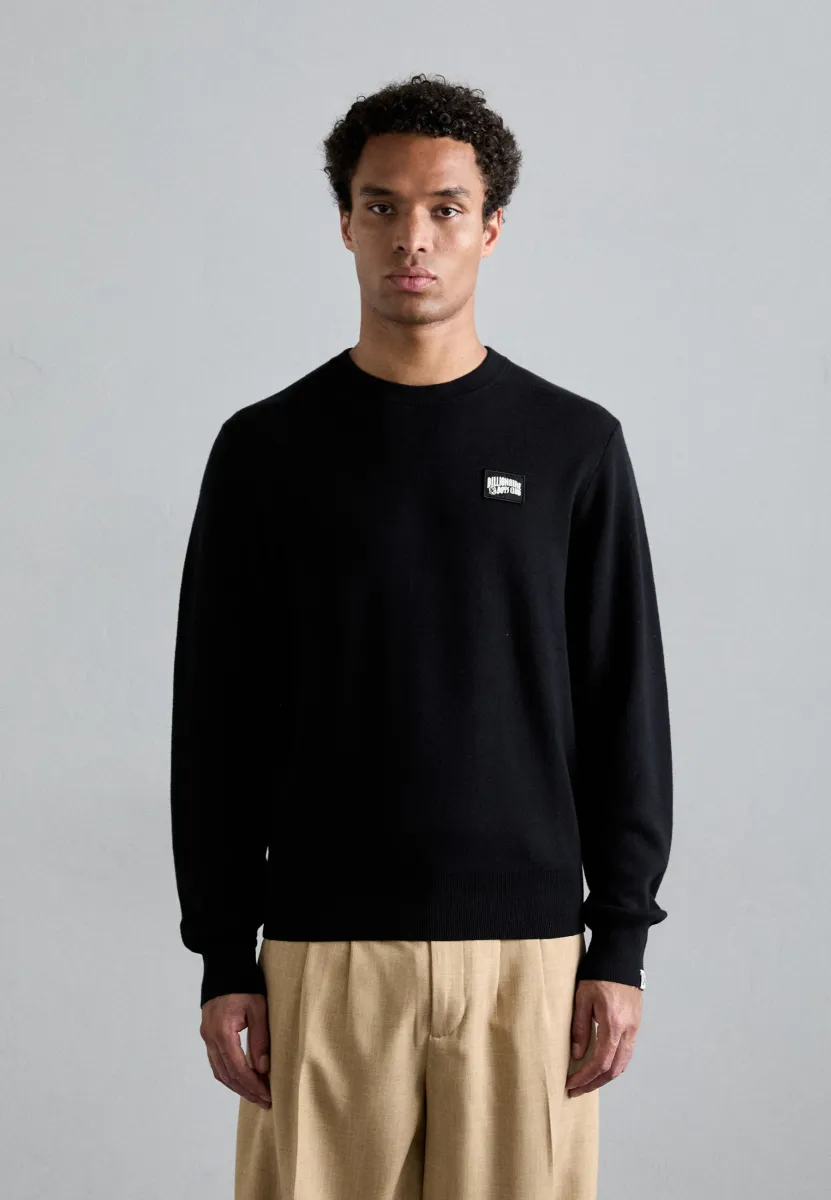 PATCH ARCH LOGO CREWNECK - Strickpullover - black