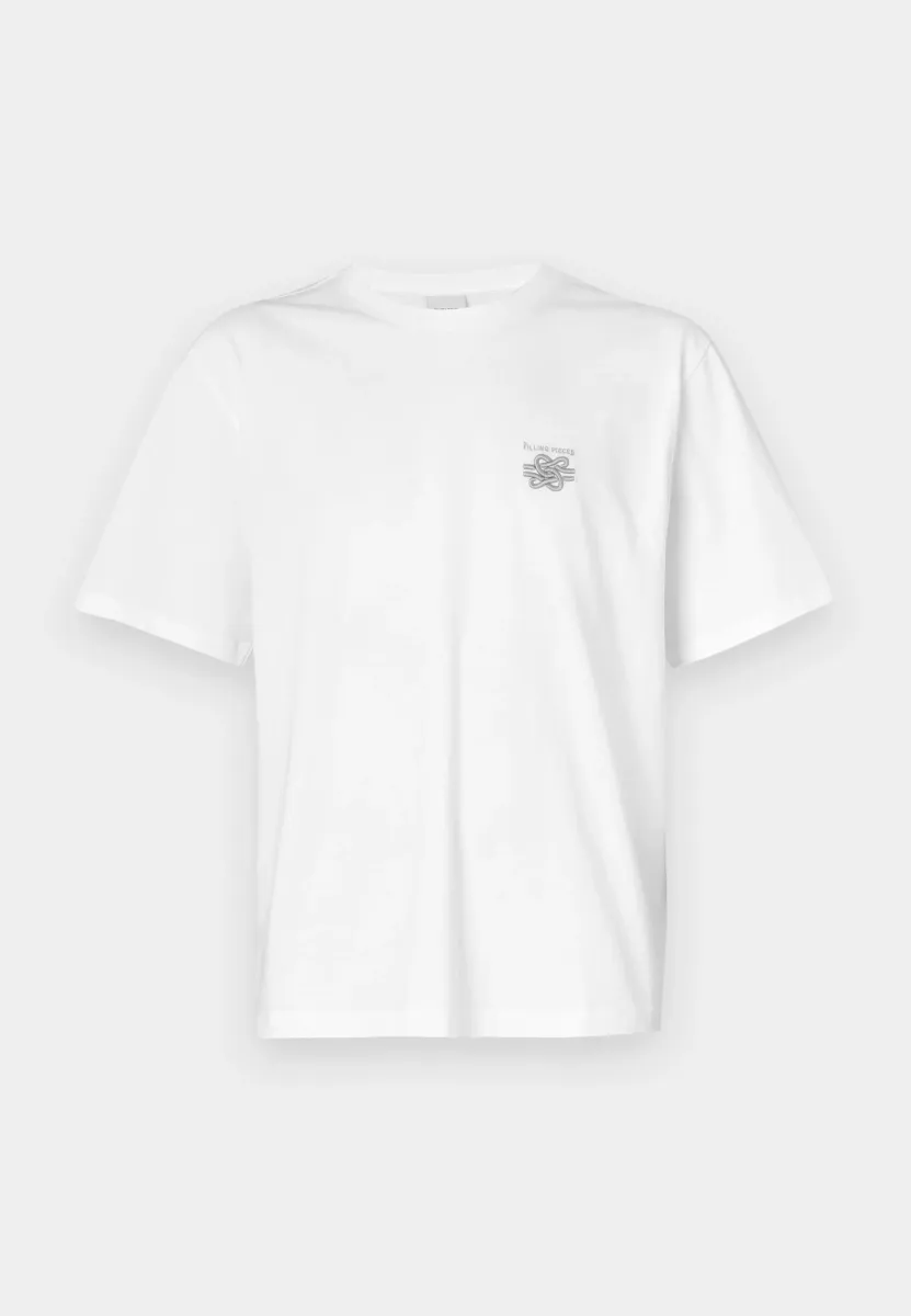 PATCH KNOT UNISEX - T-Shirt print - white