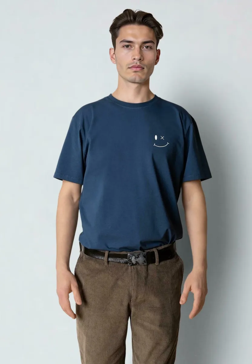 PATRICK  - T-Shirt print - key largo blue