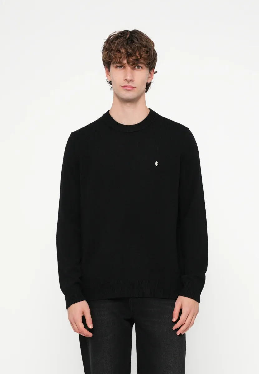 PATRIK SWEATER - Strickpullover - black