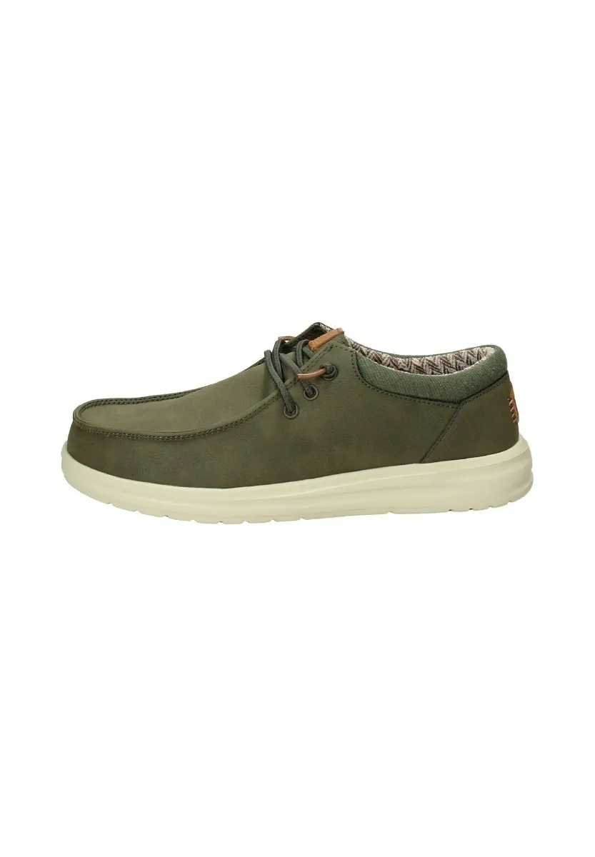Paul Classic - Slip-On Schuhe - Sportlicher Schnürer - oliva