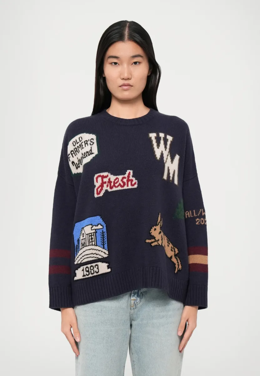 PAVIDI - Strickpullover - blu