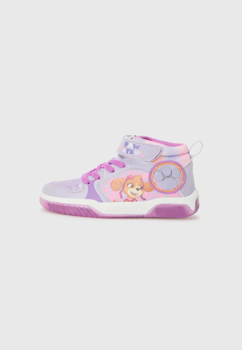 PAW PATROL BLINKING OUTSOLE - Sneaker high - lilac