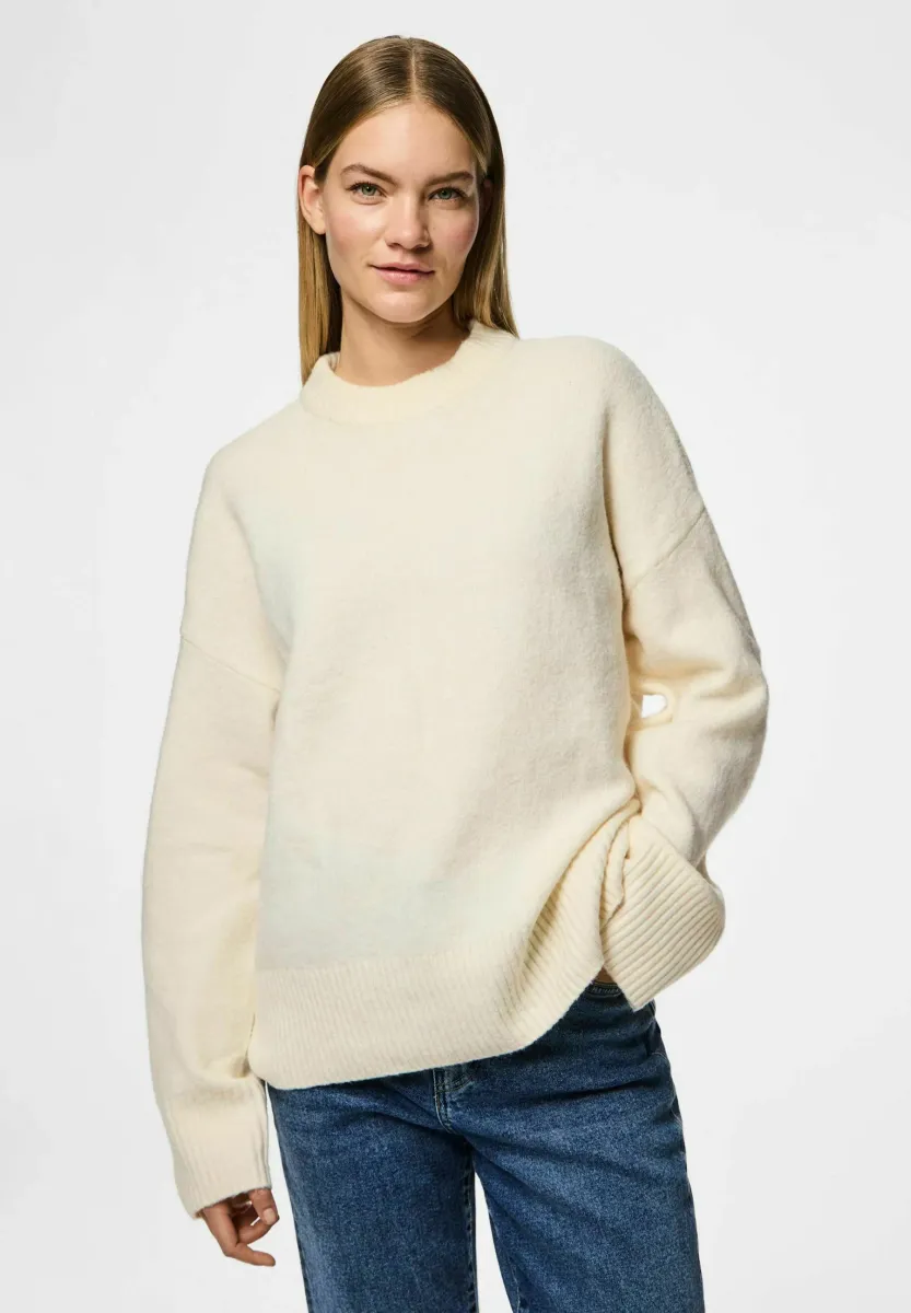 PCANA - Strickpullover - whitecap gray