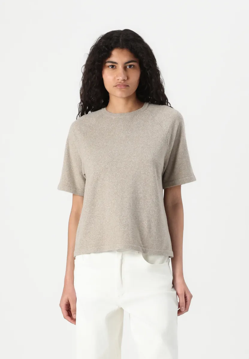 PCBREE O NECK  - Strickpullover - crockery melange