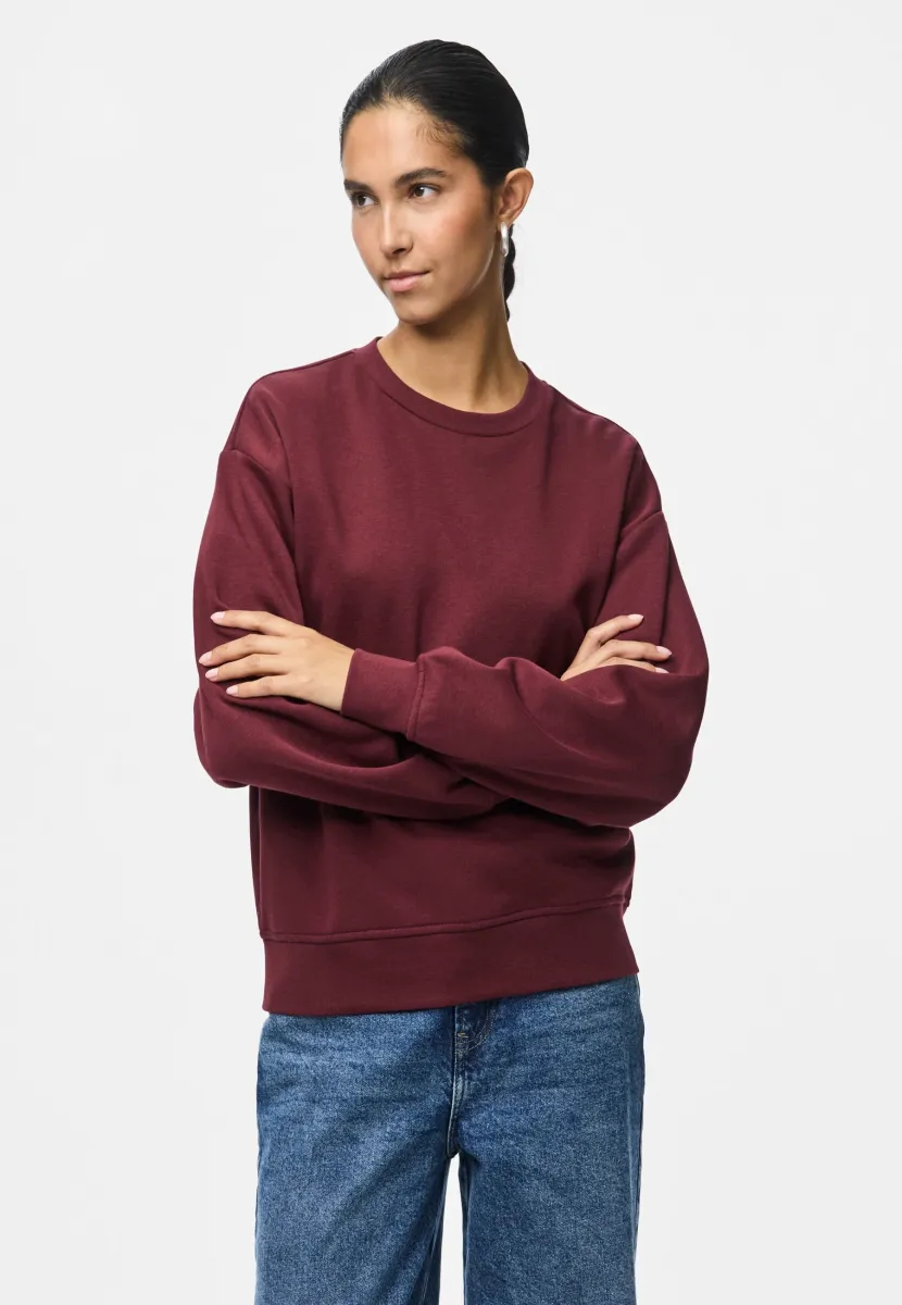 PCCHILLI LOOSE - Sweatshirt - tawny port