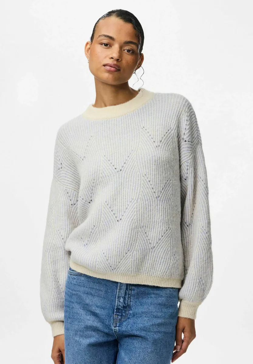 PCJENNA - Strickpullover - whitecap gray