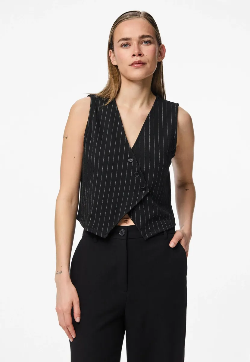 PCLAURA VEST - Weste - black