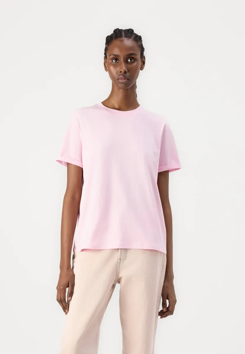 PCRIA FOLD UP SOLID TEE - T-Shirt basic - roseate spoonbill