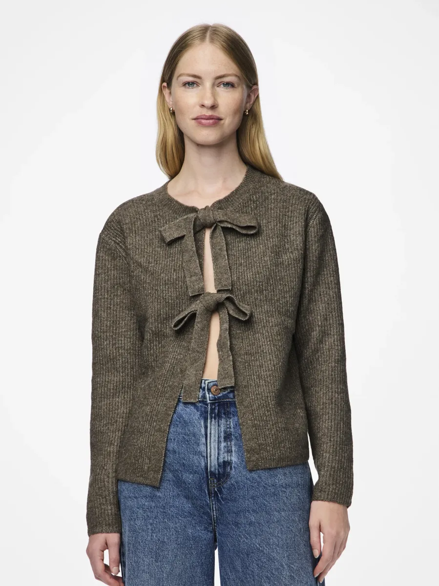 PCSILLY - Strickjacke - morel