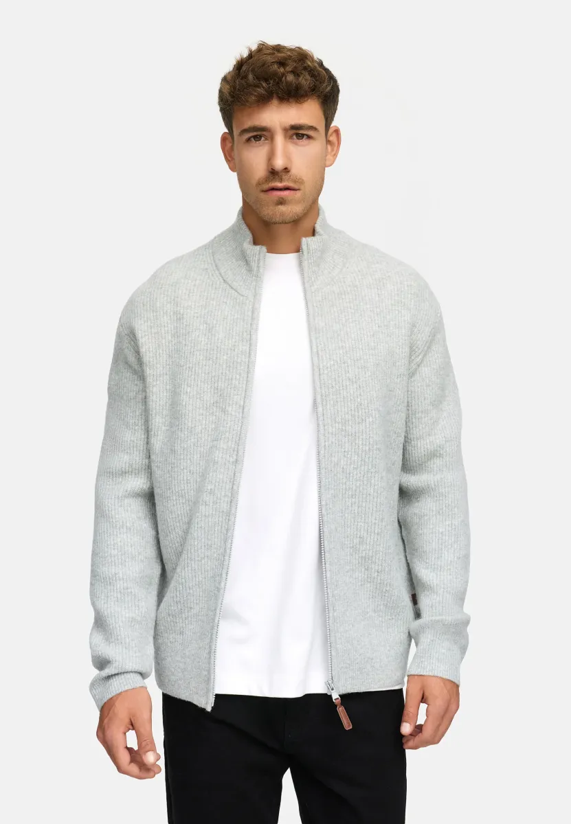 PEACE - Strickjacke - lt grey mix