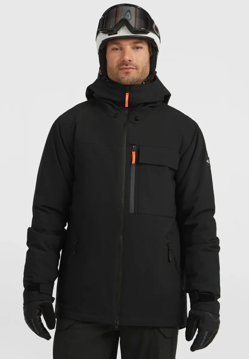 PEAK - Snowboardjacke - black out