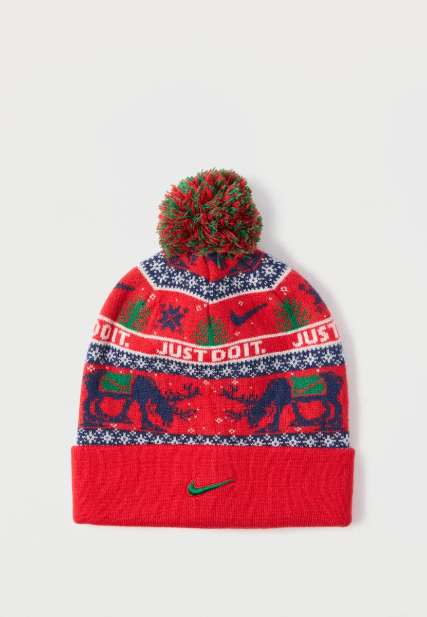 PEAK UNISEX - Mütze - university red/midnight navy/sail