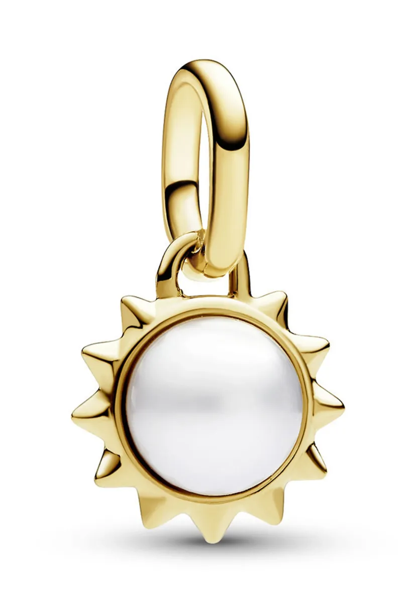 PEARL SUN MINI DANGLE - Anhänger - gold plated