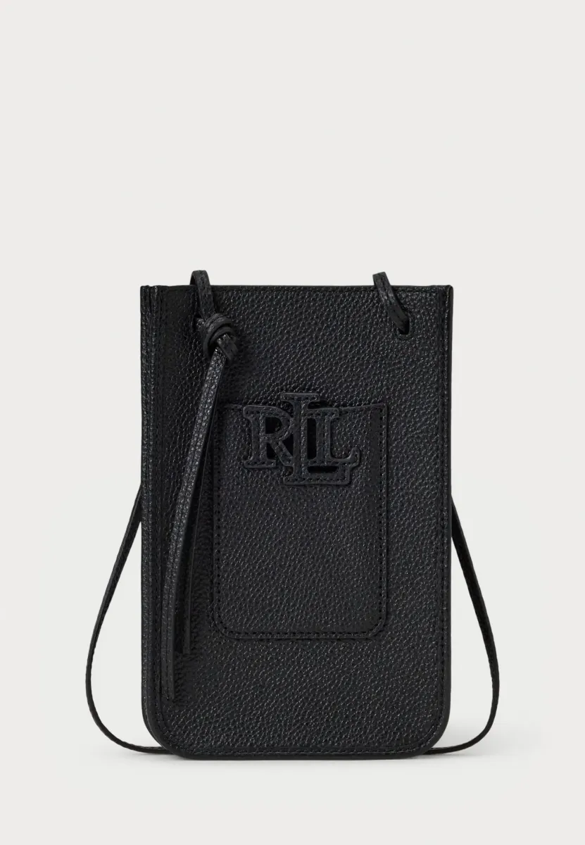 PEBBLED CAMERYN CROSSBODY TECH CASE - Handytasche - black