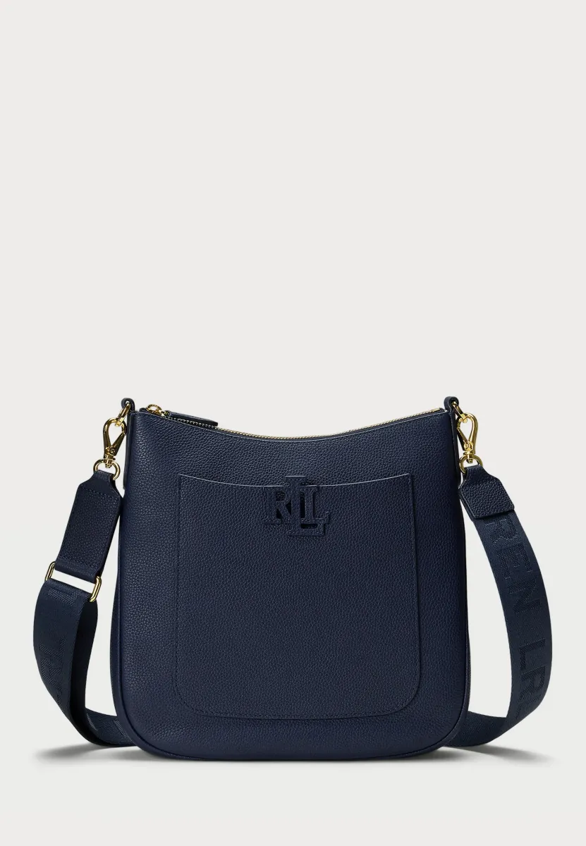 PEBBLED LEATHER LARGE CAMERYN CROSSBODY - Umhängetasche - refined navy