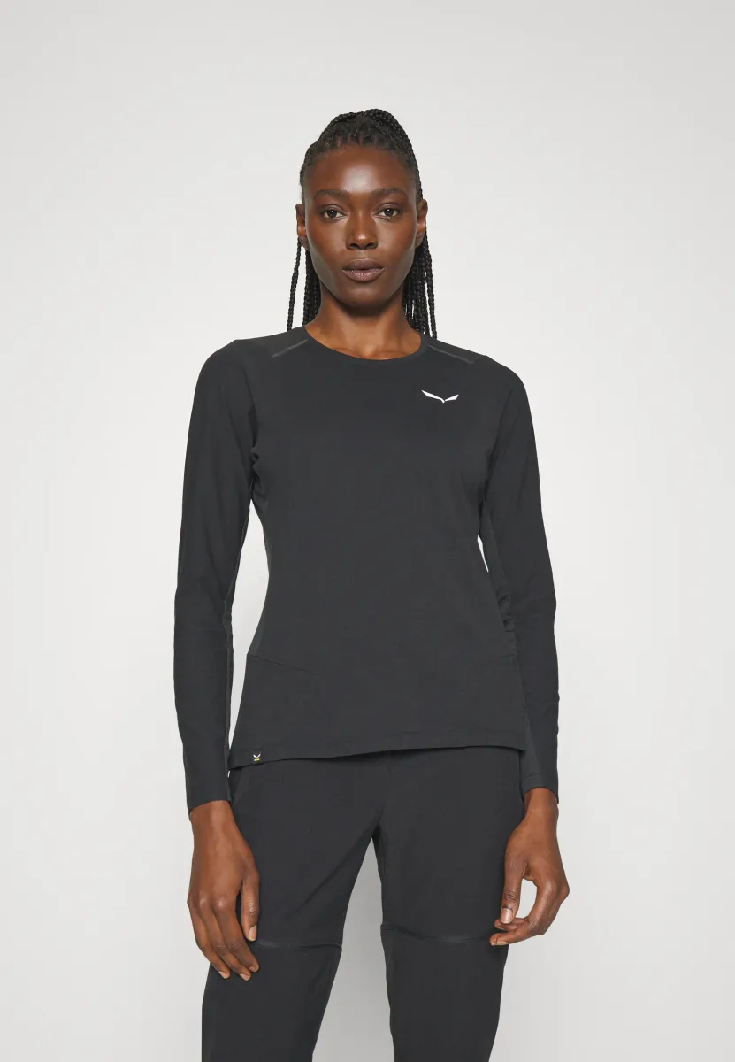 PEDROC DRY TEE W. - Langarmshirt - black out