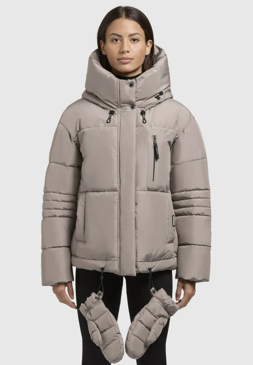 PEEKE SET - Winterjacke - graubeige