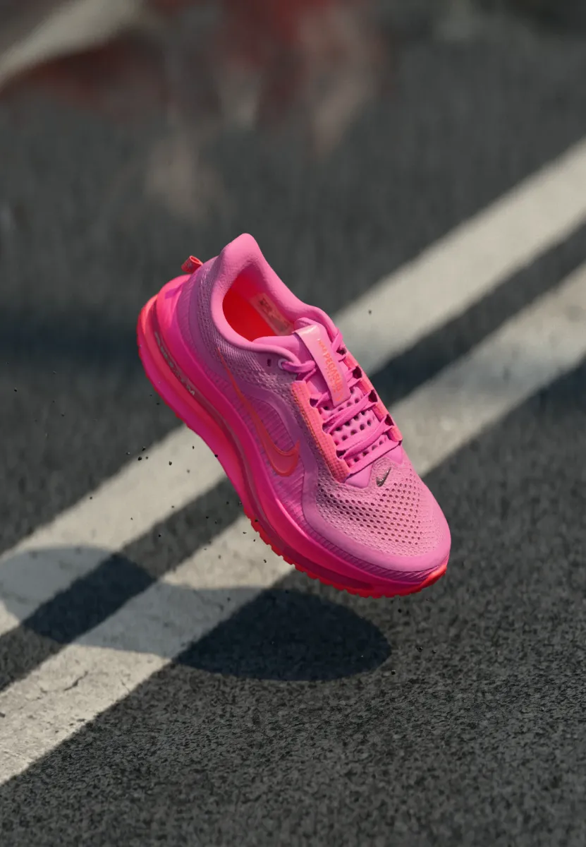 PEGASUS PREMIUM - Laufschuh Straße - playful pink/bright crimson/hyper pink/metallic silver-coloured