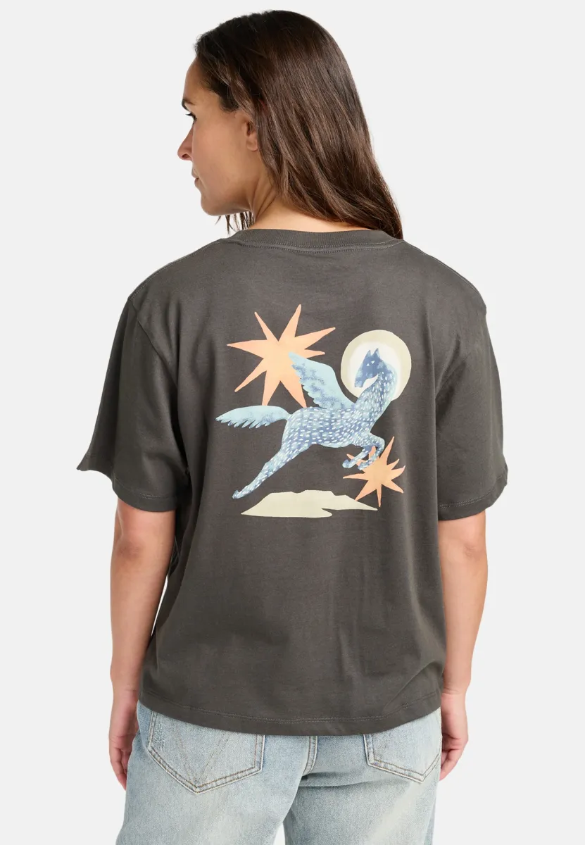 PEGASUS TEE - T-Shirt print - pirate black