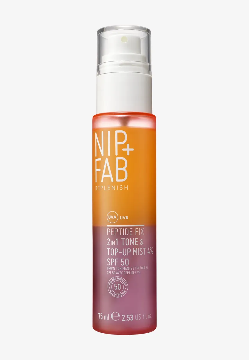 PEPTIDE FIX 2-IN-1 TONE + TOP UP MIST 4% SPF 50 - Gesichtswasser
