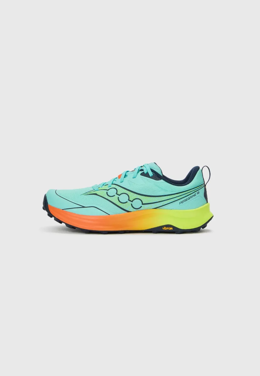 PEREGRINE 16 - Laufschuh Trail - splash/citron