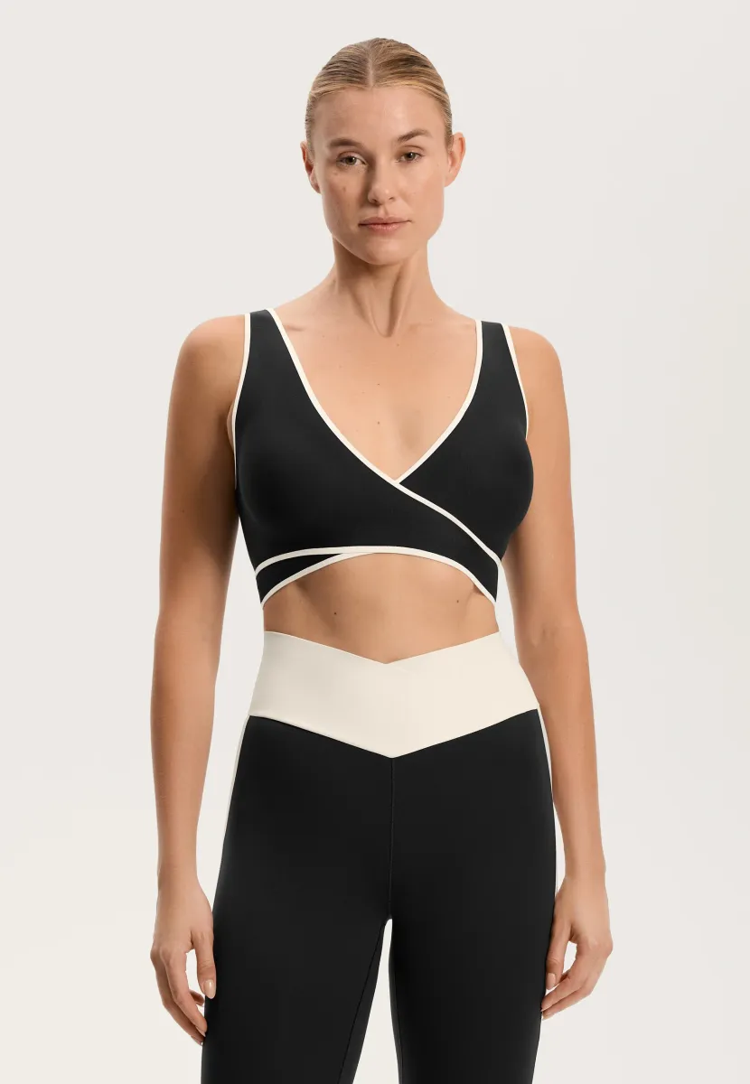 PERFECT-ADAPT MEDIUM-SUPPORT CROSSOVER - Sport-BH mit mittlerer Stützkraft - black