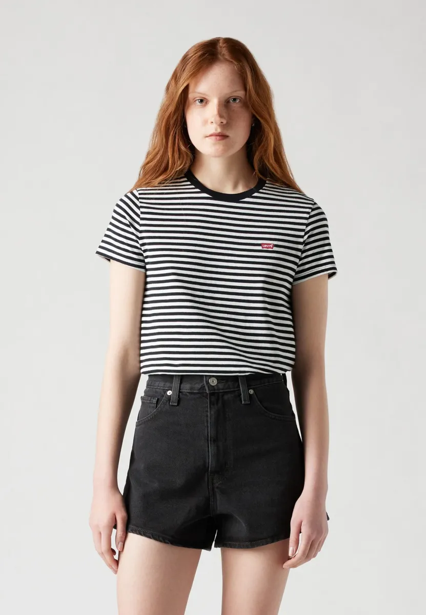 PERFECT TEE - T-Shirt basic - black/white