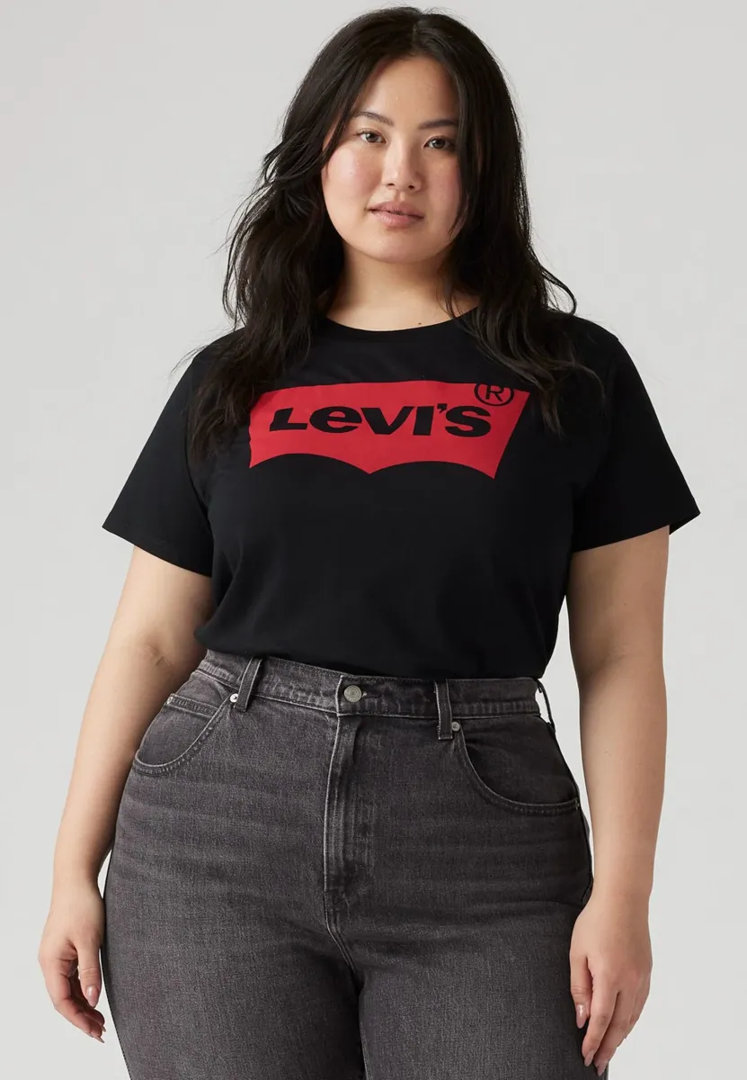 PERFECT TEE - T-Shirt print - plus batwing jet black