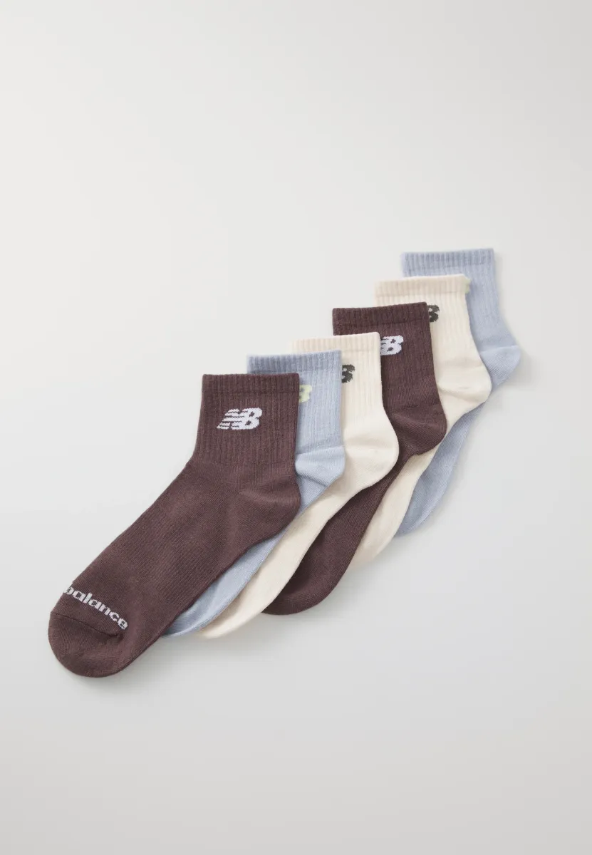 PERFORMANCE ANKLE SOCKS UNISEX 6 PACK - Sportsocken - grey/beige/brown