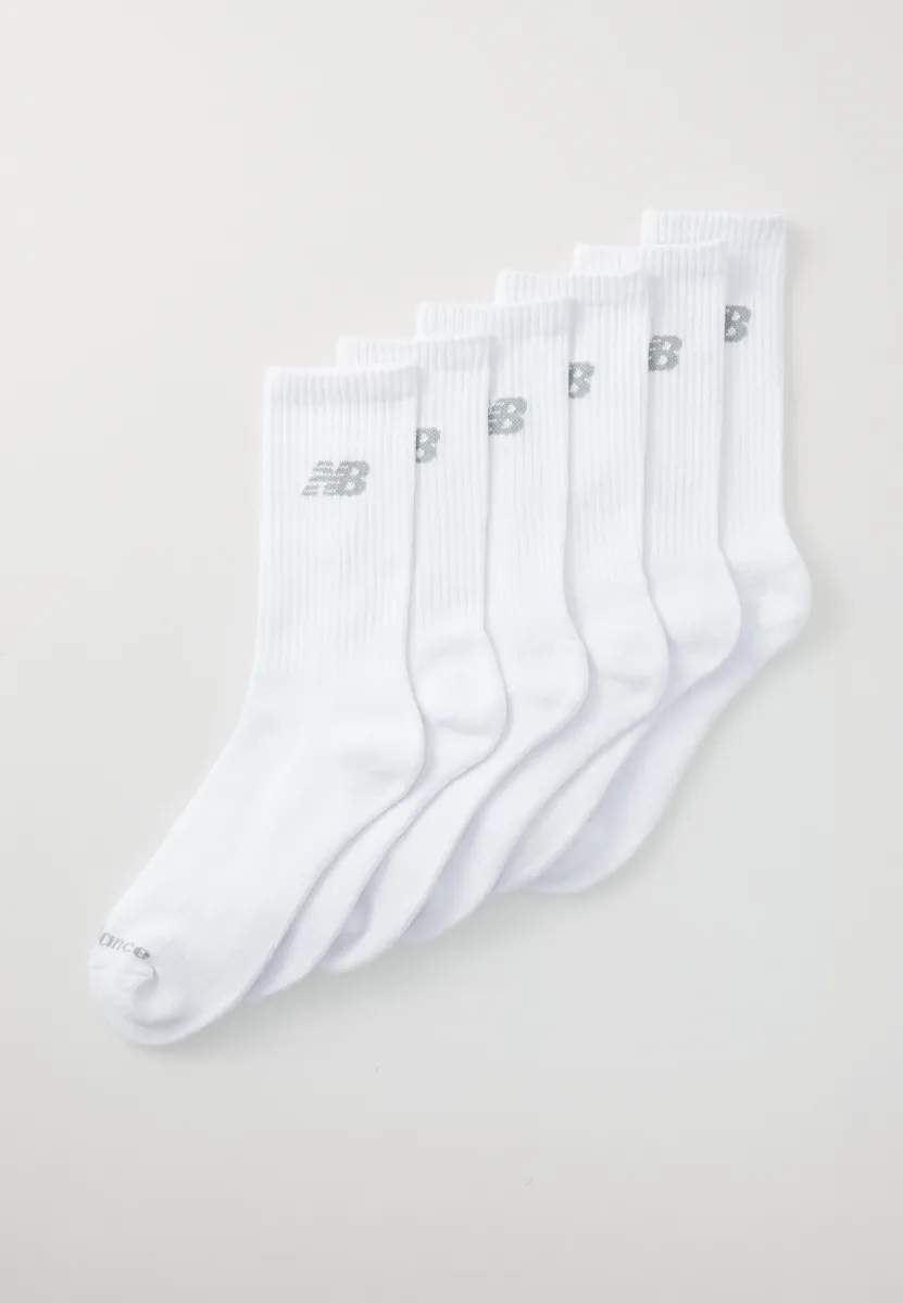PERFORMANCE BASIC CREW 6 PACK - Socken - white