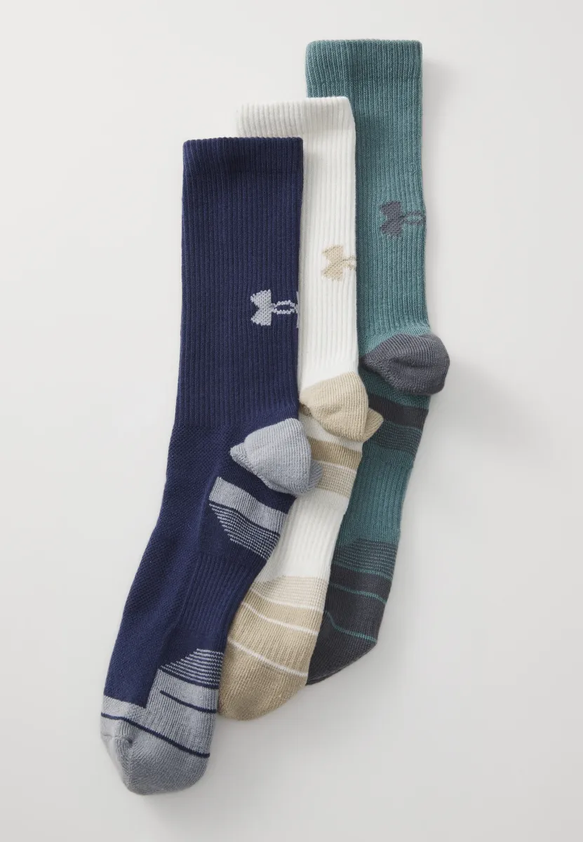PERFORMANCE TECH CREW UNISEX 3 PACK - Sportsocken - jasper blue/summit white/castlerock