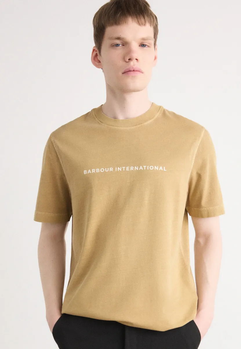 PERKINS - T-Shirt basic - camel