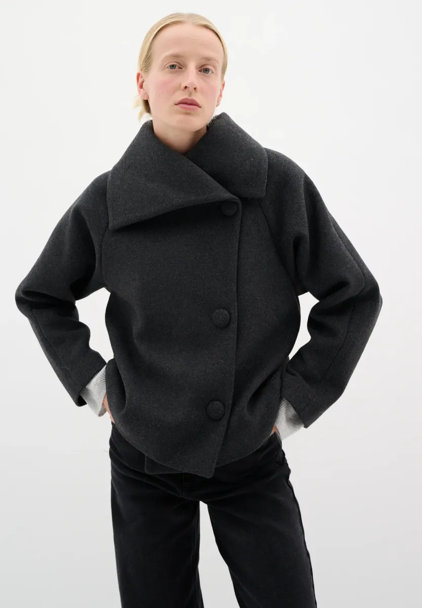 PERRY - Übergangsjacke - dark grey melange