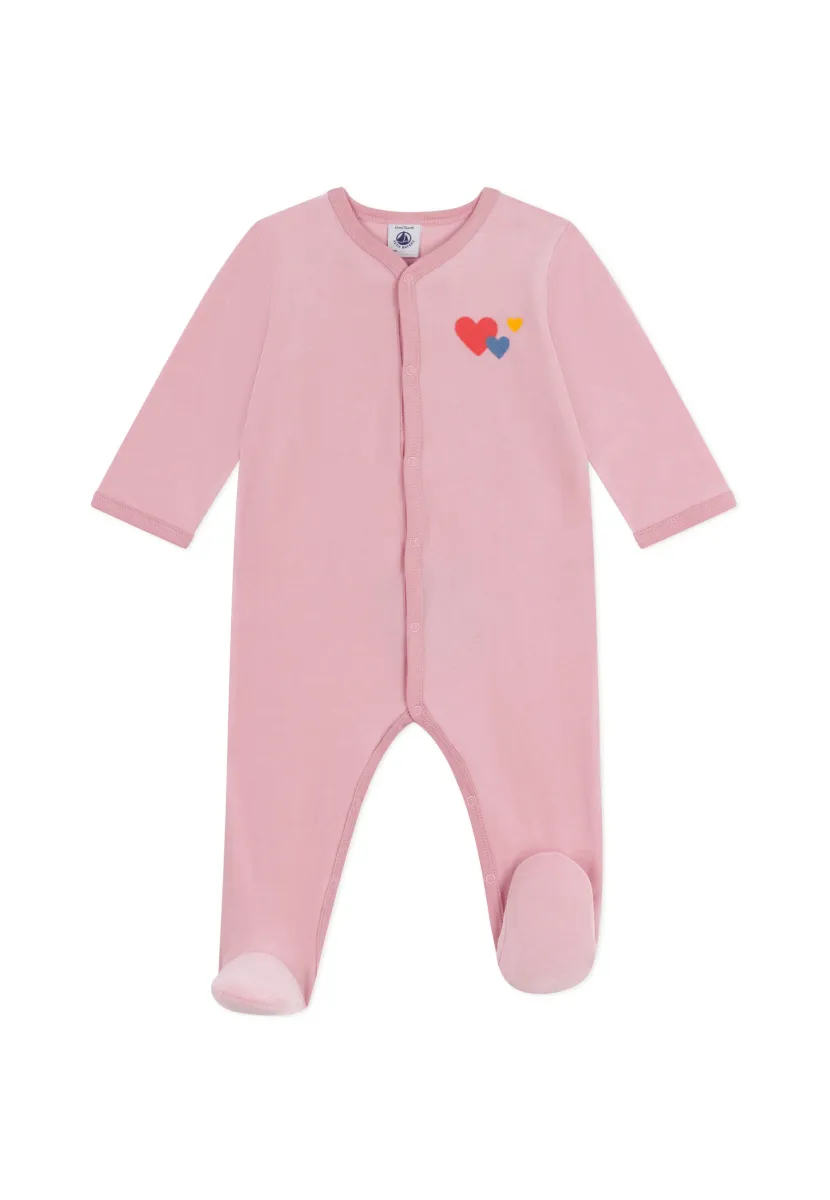 PETIT BATEAU VELVET - Strampler - multi-coloured/pink