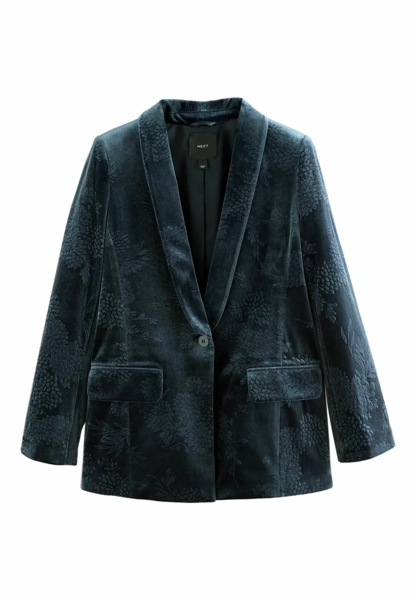 PETITE FIT-EMBOSSED - Blazer - navy
