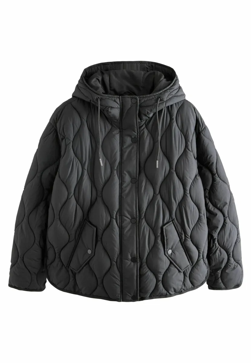 PETITE FIT - LIGHTWEIGHT QUILTED  - Übergangsjacke - black