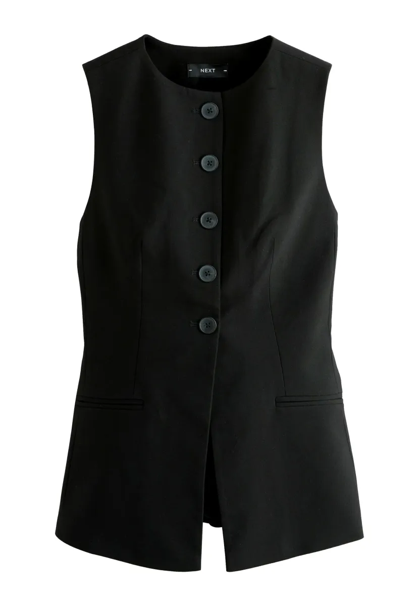 PETITE FIT - TAILORED  - Weste - black