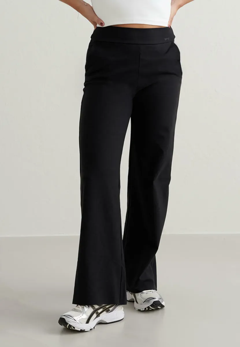 PETITE  - Stoffhose - black