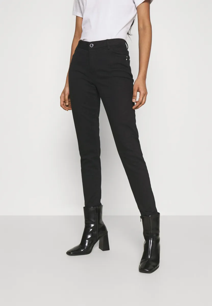 PETRA - Jeans Slim Fit - noir