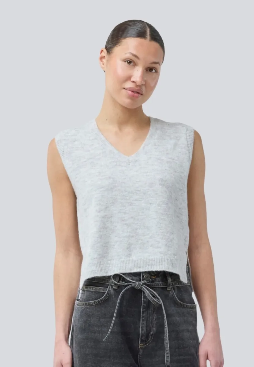 PETRONELLAMD - Strickpullover - grey melange