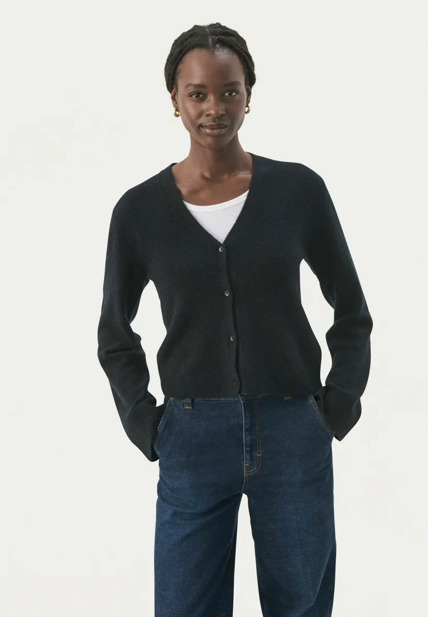 PEYTONS - Strickjacke - dark navy