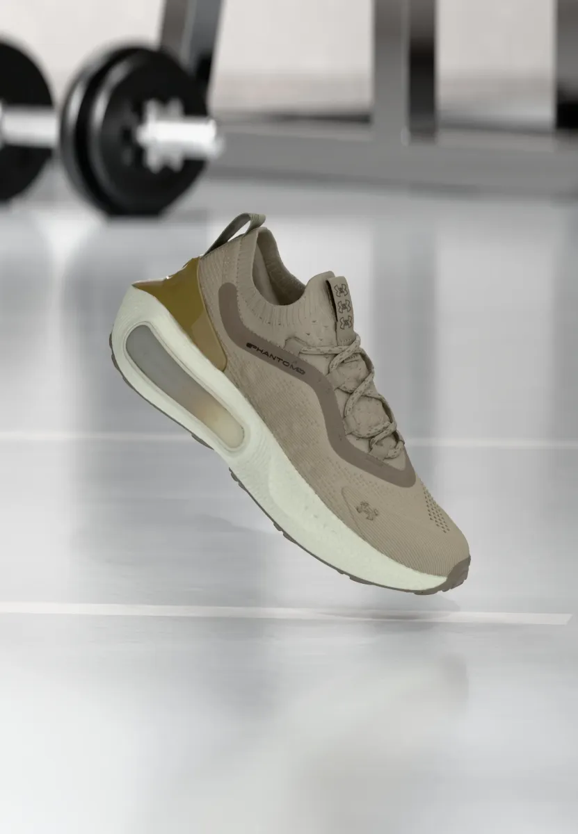PHANTOM 4 CHROME - Trainingsschuh - timberwolf taupe/white clay/black
