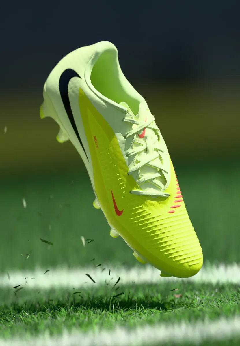 PHANTOM 6 LOW ACAD FG/MG - Rasen-Fußballschuhe - hyper crimson/black/lime light