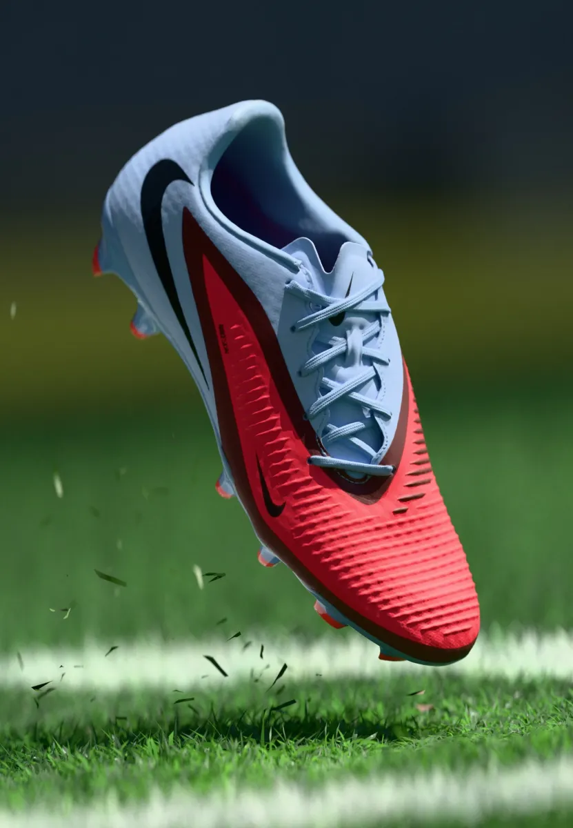 PHANTOM 6 LOW ACAD FG/MG - Rasen-Fußballschuhe - royal tint/bright crimson