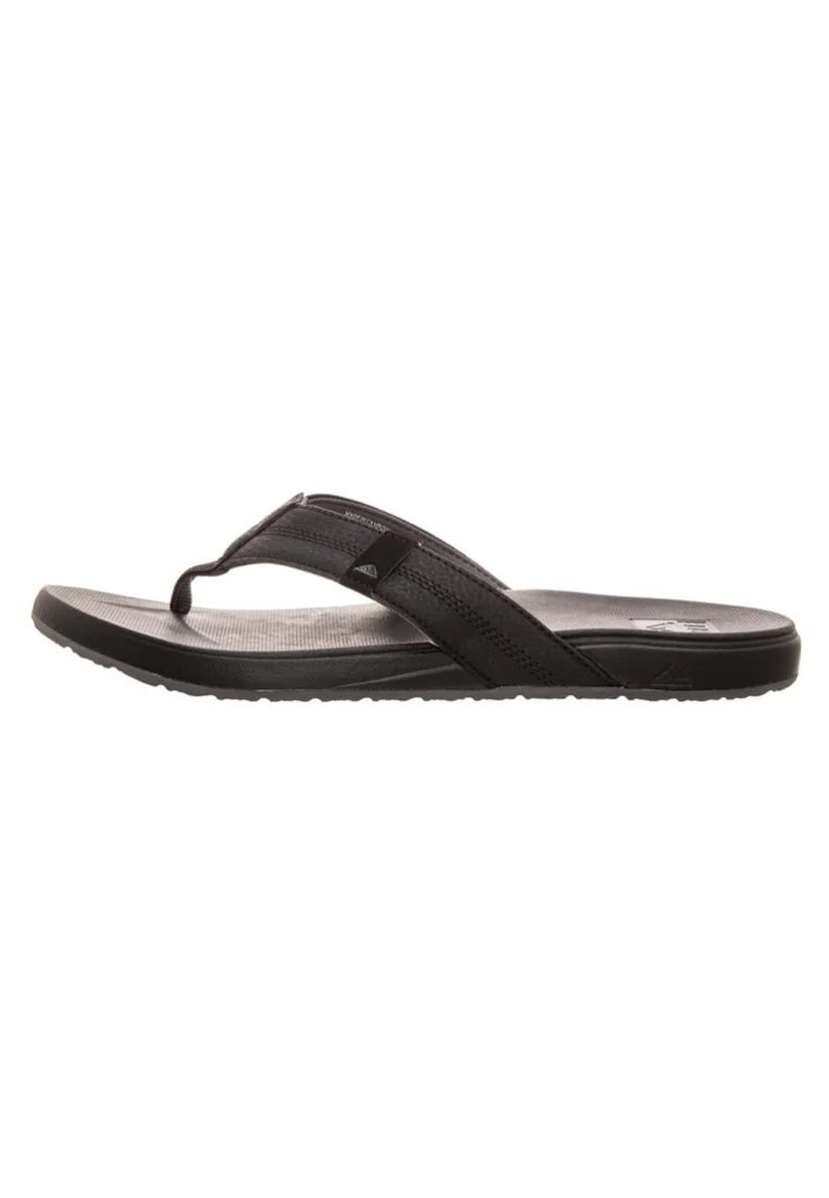 PHANTOM - Pantolette flach - black