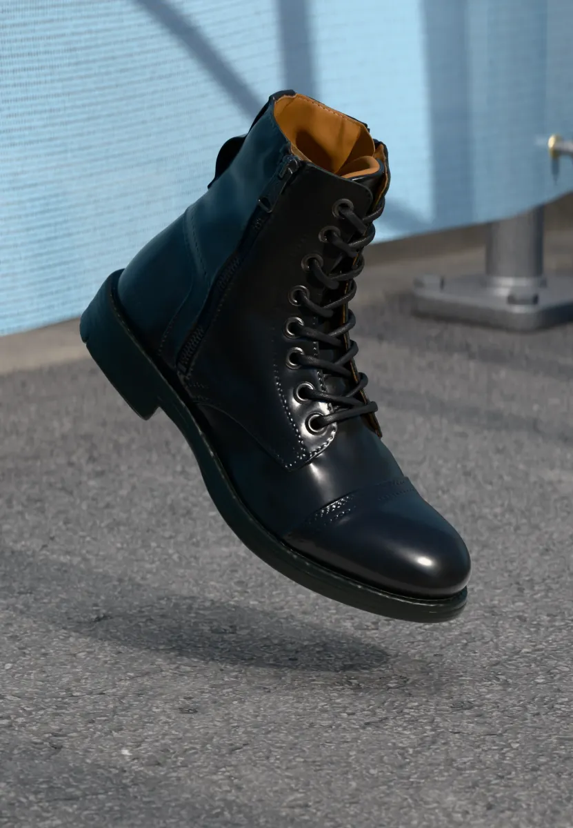 PHIM - Schnürstiefelette - black